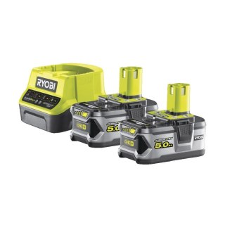 AKUMULATOR 18V 2X 5.0AH RC18L50 + ŁADOWARKA 2A 5133003364 RB18L50 + RC18120