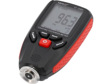 Cyfrowy tester grubości lakieru YT-72900 Cyfrowy tester grubości lakieru YT-72900