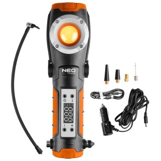 Lampka latarka warsztatowa 800lm z wbudowanym kompresorem NEO TOOLS kompresor 99-130
