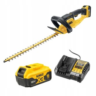 NOŻYCE AKUMULATOROWE DO ŻYWOPŁOTU 55CM 18V XR 1*5.0 AH DCMHT563P1-QW DEWALT