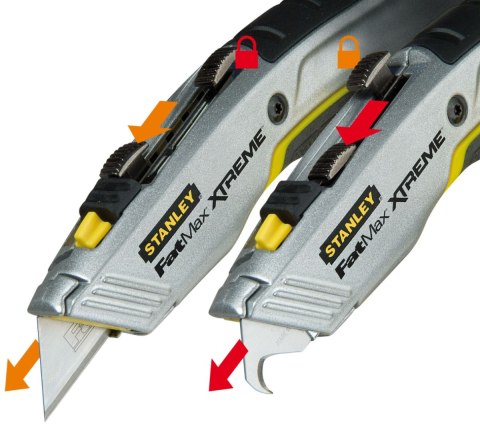 Nóż z podwójnym ostrzem Twinblade FATMAX nóż podwójny 4x ostrza 0-10-789 Stanley