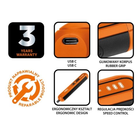 NEO TOOLS Wkrętak Akumulatorowy Śrubokręt 4V, USB-C + Zestaw Bitów Etui NEO TOOLS Wkrętak Akumulatorowy Śrubokręt 4V, USB-C + Zestaw Bitów Etui