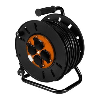 PRZEDŁUŻACZ BĘBNOWY 50M 3x2.5mm2 IP44 E/F DO 3600W 4 GNIAZDA NEO TOOLS