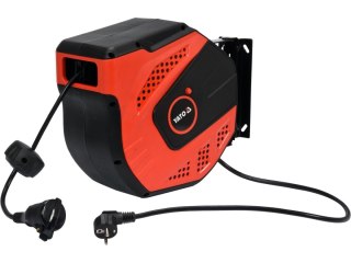 Przedłużacz elektryczny na zwijaku automatycznym 20m+1m YT-81221