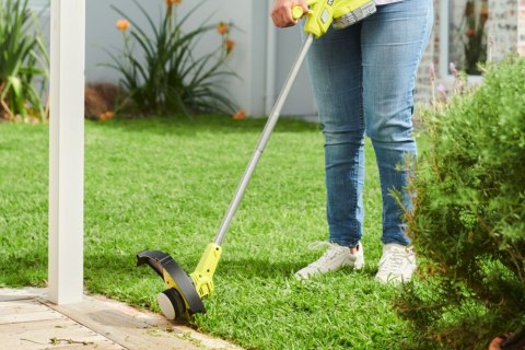 RYOBI AKUMULATOROWA PODKASZARKA KOSA 23cm WYKASZARKA RY18LT23A-120+2Ah ONE+ RYOBI AKUMULATOROWA PODKASZARKA KOSA 23cm WYKASZARKA RY18LT23A-120+2Ah ONE+