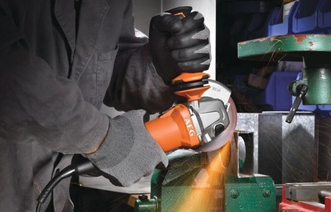Szlifierka kątowa 125mm 800W lekka mocna kątówka tarcza 125 mm narzędzie elektryczne AEG WS8-125SLK1