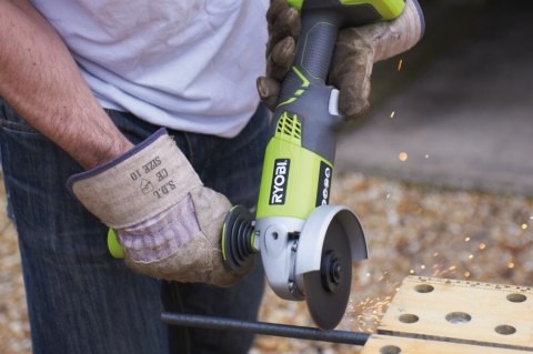 Szlifierka kątowa akumulatorowa 115mm 18V cięcie szlifowanie Ryobi (R18AG-140S)