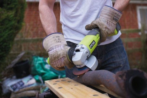 Szlifierka kątowa akumulatorowa 115mm 18V cięcie szlifowanie Ryobi (R18AG-140S)