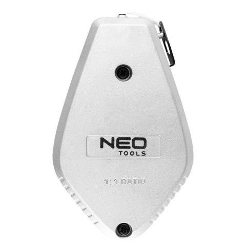 Sznurek sznur traserski murarski do trasowania 1:1 30m obudowa aluminiowa NEO TOOLS 49-950 Sznurek sznur traserski murarski do trasowania 1:1 30m obudowa aluminiowa NEO TOOLS 49-950