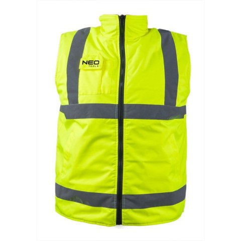 BEZRĘKAWNIK ROBOCZY, DWUSTRONNY, JEDNA STRONA ODBLASKOWA, ŻÓŁTA, ROZMIAR L/52 81-520-L NEO TOOLS BEZRĘKAWNIK ROBOCZY, DWUSTRONNY, JEDNA STRONA ODBLASKOWA, ŻÓŁTA, ROZMIAR L/52 81-520-L NEO TOOLS