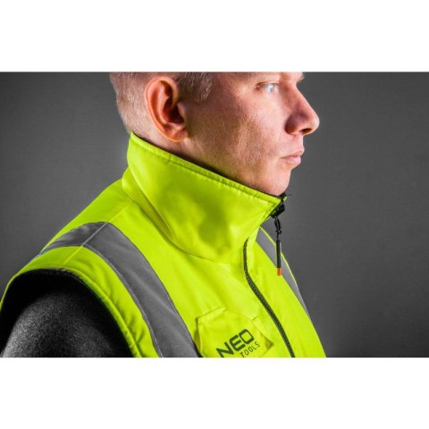 BEZRĘKAWNIK ROBOCZY, DWUSTRONNY, JEDNA STRONA ODBLASKOWA, ŻÓŁTA, ROZMIAR L/52 81-520-L NEO TOOLS BEZRĘKAWNIK ROBOCZY, DWUSTRONNY, JEDNA STRONA ODBLASKOWA, ŻÓŁTA, ROZMIAR L/52 81-520-L NEO TOOLS