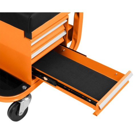 TABORET WARSZTATOWY STOŁEK ROBOCZY KRZESŁO z szufladami KÓŁKA NEO TOOLS 11-605 TABORET WARSZTATOWY STOŁEK ROBOCZY KRZESŁO z szufladami KÓŁKA NEO TOOLS 11-605