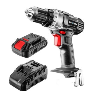 Wiertarko-wkrętarka akumulatorowa 18 V 1 x akumulator 2 Ah Graphite 58G000-SET1