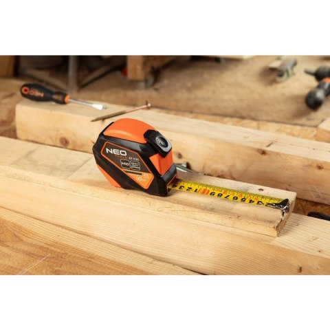 MIARA ZWIJANA STALOWA 7,5 M X 25 MM, AUTO BLOKADA, PRZYCISK STOP, MAGNES 67-234 NEO TOOLS MIARA ZWIJANA STALOWA 7,5 M X 25 MM, AUTO BLOKADA, PRZYCISK STOP, MAGNES 67-234 NEO TOOLS