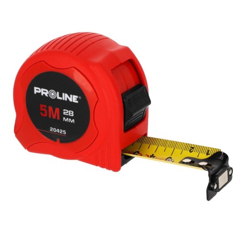 Miara zwijana 5m/28mm magnesy zaczep Proline 20425 Miara zwijana 5m/28mm magnesy zaczep Proline 20425