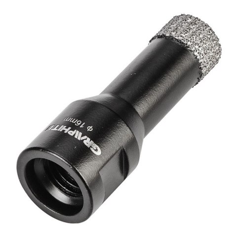 OTWORNICA DIAMENTOWA KORONKA M14 ZESTAW 6-16mm DO GLAZURY GRESU CEGŁY ETUI GRAPHITE 55H319