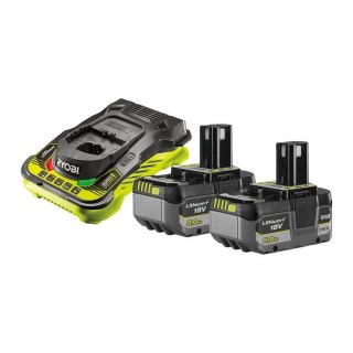 RYOBI RC18150-250 SZYBKA ŁADOWARKA + 2x AKU 5.0Ah RB1850X