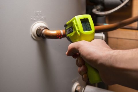 RYOBI TERMOMETR BEZDOTYKOWY TERMODETEKTOR TEMPERATURY -50°C - 550°C RBIRT08 RYOBI TERMOMETR BEZDOTYKOWY TERMODETEKTOR TEMPERATURY -50°C - 550°C RBIRT08