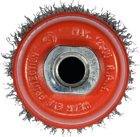 SZCZOTKA DOCZOLOWA 65MM M14 INOX YATO YT-47658