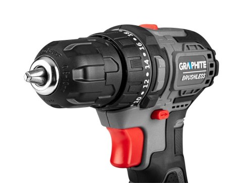 58GE139 WIERTARKO-WKRĘTARKA BEZSZCZOTKOWA 18V, UCHWYT 10MM, COMPACT, ENERGY+, BEZ AKUMULATORA GRAPHITE 58GE139 WIERTARKO-WKRĘTARKA BEZSZCZOTKOWA 18V, UCHWYT 10MM, COMPACT, ENERGY+, BEZ AKUMULATORA GRAPHITE