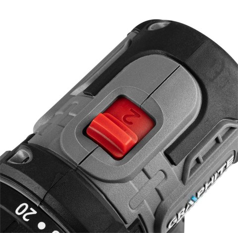 58GE139 WIERTARKO-WKRĘTARKA BEZSZCZOTKOWA 18V, UCHWYT 10MM, COMPACT, ENERGY+, BEZ AKUMULATORA GRAPHITE 58GE139 WIERTARKO-WKRĘTARKA BEZSZCZOTKOWA 18V, UCHWYT 10MM, COMPACT, ENERGY+, BEZ AKUMULATORA GRAPHITE