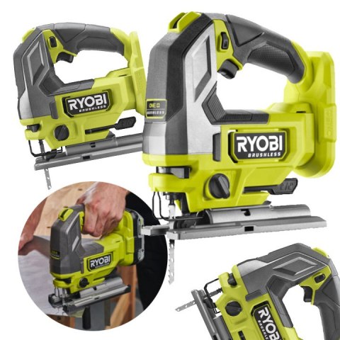 BEZSZCZOTKOWA WYRZYNARKA PILARKA LAMPKA LED ONE+ RYOBI RJS18BL-0 BEZSZCZOTKOWA WYRZYNARKA PILARKA LAMPKA LED ONE+ RYOBI RJS18BL-0