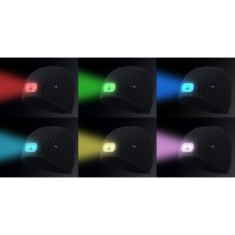 CZAPKA Z LATARKĄ LED RGB CZOŁÓWKA 4 tryby ZIMOWA ROBOCZA grafit NEO TOOLS 81-627 CZAPKA Z LATARKĄ LED RGB CZOŁÓWKA 4 tryby ZIMOWA ROBOCZA grafit NEO TOOLS 81-627