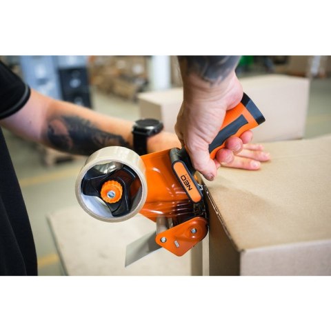 DYSPENSER DO TAŚMY PAKOWEJ KLEJĄCEJ PISTOLET MASZYNKA OKLEJARKA 56-041 NEO TOOLS DYSPENSER DO TAŚMY PAKOWEJ KLEJĄCEJ PISTOLET MASZYNKA OKLEJARKA 56-041 NEO TOOLS