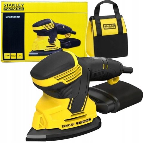 Szlifierka oscylacyjna sieciowa delta STANLEY FATMAX SFMEW210S-QS 120W Szlifierka oscylacyjna sieciowa delta STANLEY FATMAX SFMEW210S-QS 120W