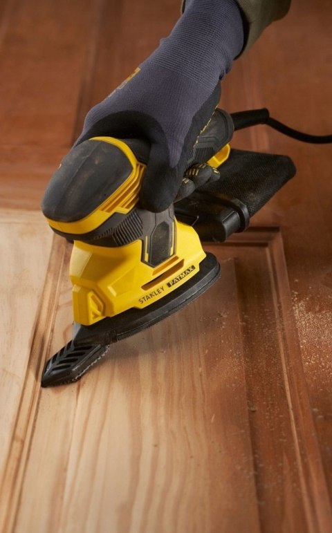 Szlifierka oscylacyjna sieciowa delta STANLEY FATMAX SFMEW210S-QS 120W Szlifierka oscylacyjna sieciowa delta STANLEY FATMAX SFMEW210S-QS 120W