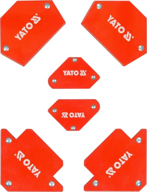 Yato Zestaw Kątowników Spawalniczych Magnetycznych 6 sztuk Yato Zestaw Kątowników Spawalniczych Magnetycznych 6 sztuk