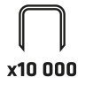 ZESTAW TAŚMA 10 SZTUK X 25 M I ZSZYWKI 10 000 SZT. do ZSZYWACZA PODWIĄZYWANIA ROŚLIN