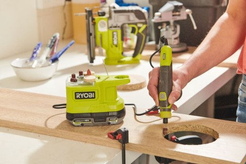 GRAWERKA MINISZLIFIERKA SZLIFIERKA TYPU DREMEL TRZPIENIOWA 18V RYOBI RRT18 GRAWERKA MINISZLIFIERKA SZLIFIERKA TYPU DREMEL TRZPIENIOWA 18V RYOBI RRT18
