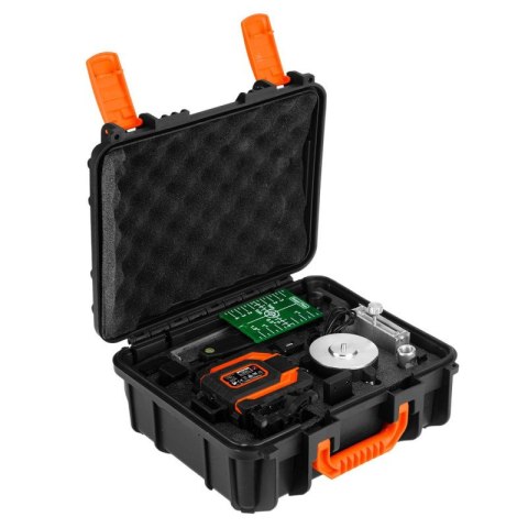 LASER 3D, 16 LINII, ZIELONY, WALIZKA, TARCZA CELOWNICZA UCHWYT NEO TOOLS 75-141 LASER 3D, 16 LINII, ZIELONY, WALIZKA, TARCZA CELOWNICZA UCHWYT NEO TOOLS 75-141