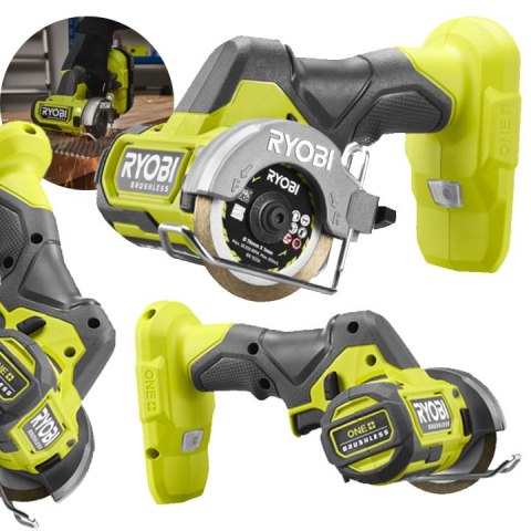 Mini pilarka szlifierka kompaktowa bezszczotkowa do cięcia Ryobi ONE + RCT18BL-0 Mini pilarka szlifierka kompaktowa bezszczotkowa do cięcia Ryobi ONE + RCT18BL-0