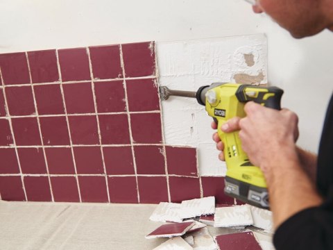 Młotowiertarka akumulatorowa z udarem pnematycznym 1.3J 18V ONE+ RYOBI R18SDS-0