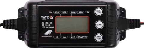 PROSTOWNIK RUZRUSZNIK ELEKTRONICZNY Z WYŚWIETLACZEM LCD 6-12V 1/4A YATO YT-83033 PROSTOWNIK RUZRUSZNIK ELEKTRONICZNY Z WYŚWIETLACZEM LCD 6-12V 1/4A YATO YT-83033
