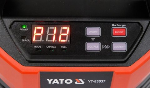 PROSTOWNIK SAMOCHODOWY Z ROZRUCHEM DO KLEMY BOOSTER 15A 12V 300 Ah YT-83037 PROSTOWNIK SAMOCHODOWY Z ROZRUCHEM DO KLEMY BOOSTER 15A 12V 300 Ah YT-83037