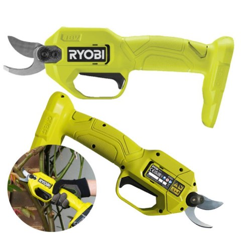 SEKATOR NOŻYCE DO GAŁĘZI AKUMULATOROWY RĘCZNY NOŻYCOWY 18V RYOBI RY18SCA-0 SEKATOR NOŻYCE DO GAŁĘZI AKUMULATOROWY RĘCZNY NOŻYCOWY 18V RYOBI RY18SCA-0