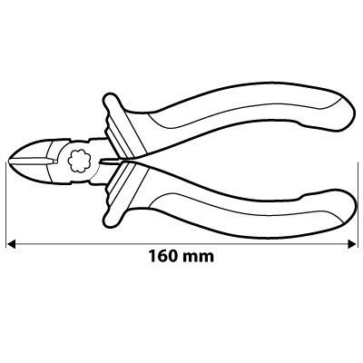 SZCZYPCE BOCZNE TNĄCE KOMBINERKI 160mm NEO 01-017 SZCZYPCE BOCZNE TNĄCE KOMBINERKI 160mm NEO 01-017
