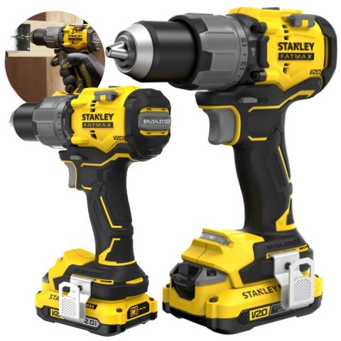 Wiertarko wkrętarka udarowa fatmax 18V 2x 2.0Ah seria V20 STANLEY SFMCD715D2K Wiertarko wkrętarka udarowa fatmax 18V 2x 2.0Ah seria V20 STANLEY SFMCD715D2K