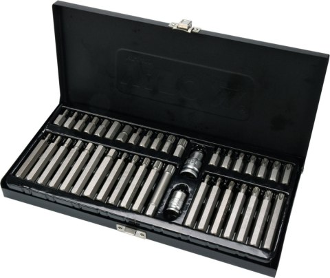 YATO ZESTAW KLUCZY KOŃCÓWEK KOŃCÓWKI WKRĘTAKOWE TORX IMBUS HEX SPLINE 40el. YATO ZESTAW KLUCZY KOŃCÓWEK KOŃCÓWKI WKRĘTAKOWE TORX IMBUS HEX SPLINE 40el.