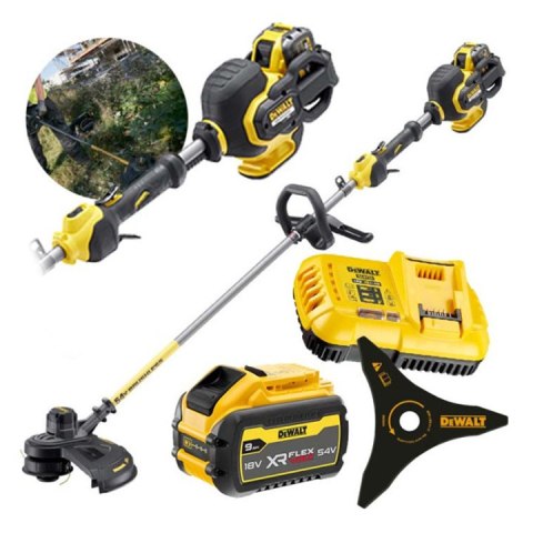 DEWALT PODKASZARKA KOSA AKUMULATOROWA 54V + AKUMULATOR 1X9Ah + ŁADOWARKA DCM571X1-QW DEWALT PODKASZARKA KOSA AKUMULATOROWA 54V + AKUMULATOR 1X9Ah + ŁADOWARKA DCM571X1-QW