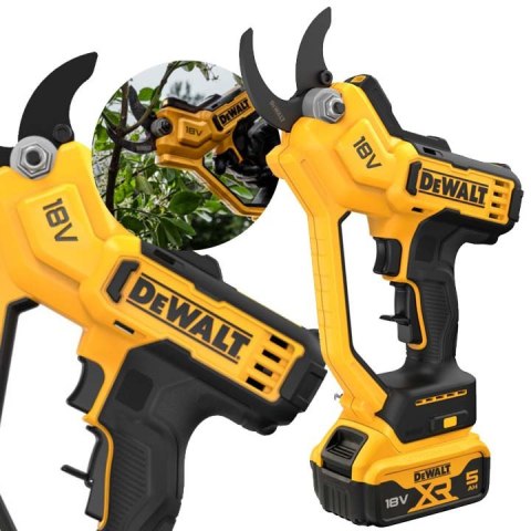 DEWALT SEKATOR AKUMULATOROWY DO GAŁĘZI KRZEWÓW 38 MM + AKUMULATOR 5Ah ŁAD. DEWALT SEKATOR AKUMULATOROWY DO GAŁĘZI KRZEWÓW 38 MM + AKUMULATOR 5Ah ŁAD.