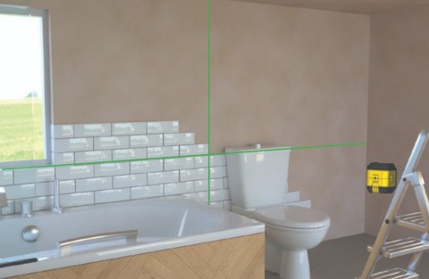 Laser krzyżowy BUDOWLANY STANLEY CUBIX GREEN ZIELONY 16m STHT77499-1