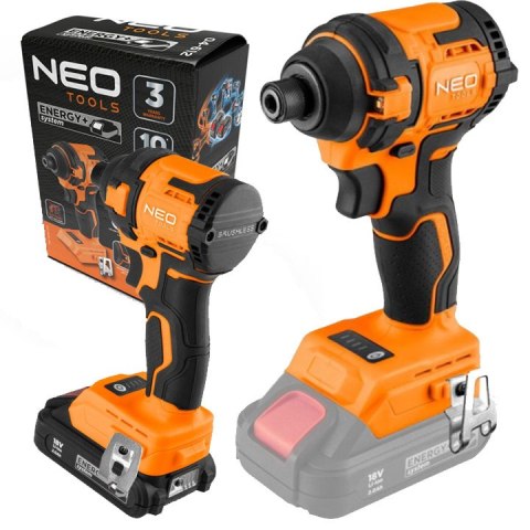 NEO Zakrętarka udarowa bezszczotkowa 300Nm uchwyt 1/4" bez akum. 04-612 NEO Zakrętarka udarowa bezszczotkowa 300Nm uchwyt 1/4" bez akum. 04-612