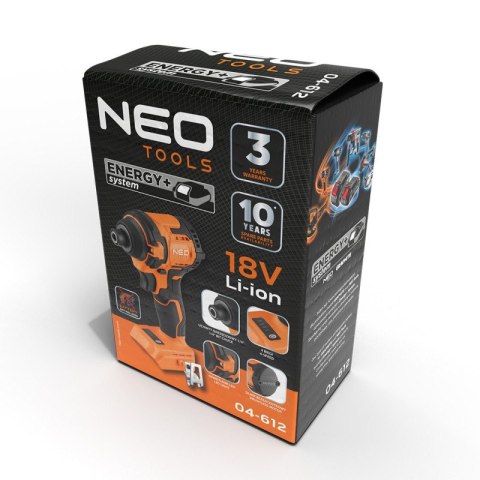 NEO Zakrętarka udarowa bezszczotkowa 300Nm uchwyt 1/4" bez akum. 04-612 NEO Zakrętarka udarowa bezszczotkowa 300Nm uchwyt 1/4" bez akum. 04-612