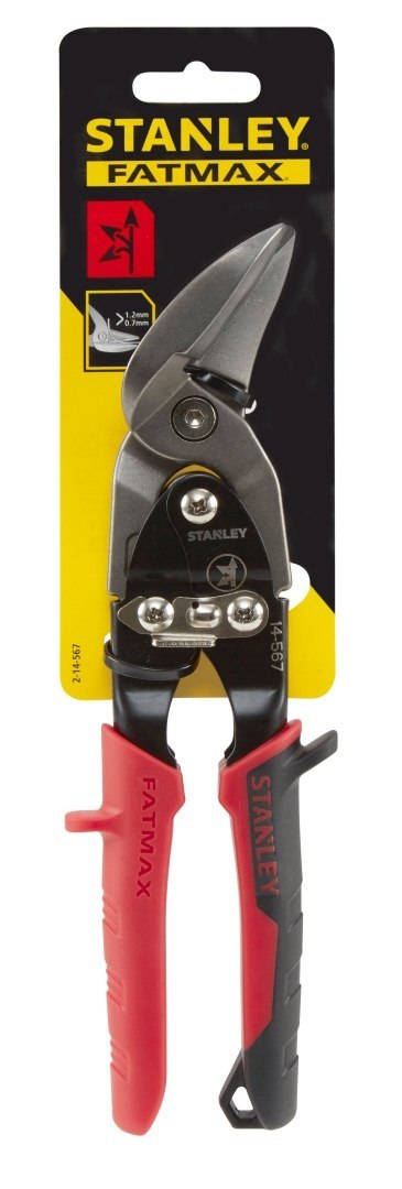 NOŻYCE PROSTE DO CIĘCIA BLACHY RĘCZNE STANLEY 14-567 1,2 mm NOŻYCE PROSTE DO CIĘCIA BLACHY RĘCZNE STANLEY 14-567 1,2 mm
