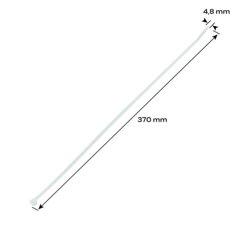 OPASKI ZACISKOWE 4.8 X 370 MM, 75 SZT., BIAŁE 01-611 NEO TOOLS OPASKI ZACISKOWE 4.8 X 370 MM, 75 SZT., BIAŁE 01-611 NEO TOOLS