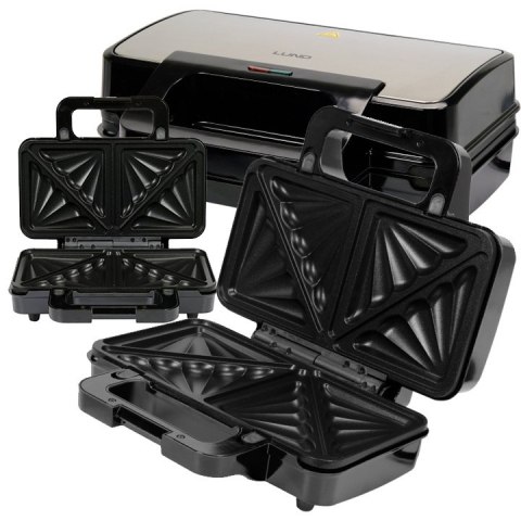 OPIEKACZ 3w1 WYMIENNE PŁYTY TOSTY GOFRY GRILL LUND OPIEKACZ 3w1 WYMIENNE PŁYTY TOSTY GOFRY GRILL LUND